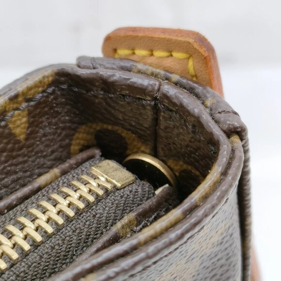 Louis Vuitton LV Shoulder Bag Looping MM Brown Monogram 845-081325 - Picture 9 of 14